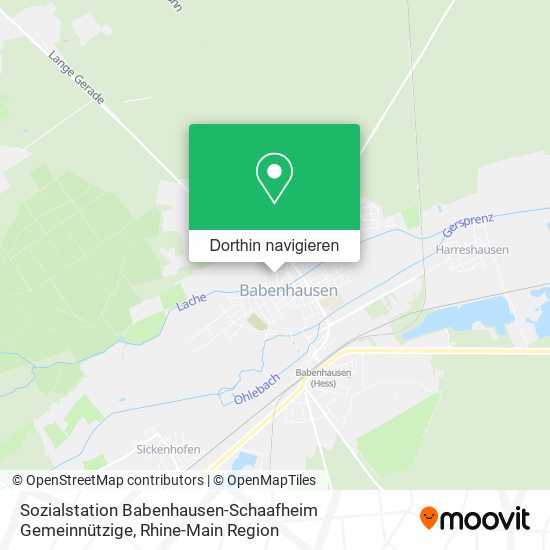 Sozialstation Babenhausen-Schaafheim Gemeinnützige Karte