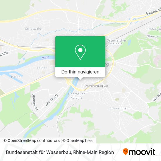 Bundesanstalt für Wasserbau Karte
