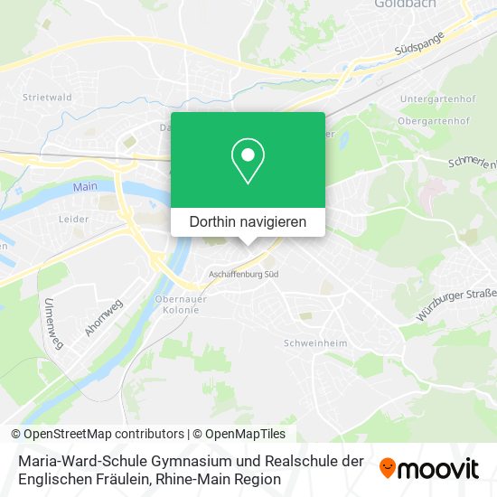 Maria-Ward-Schule Gymnasium und Realschule der Englischen Fräulein Karte