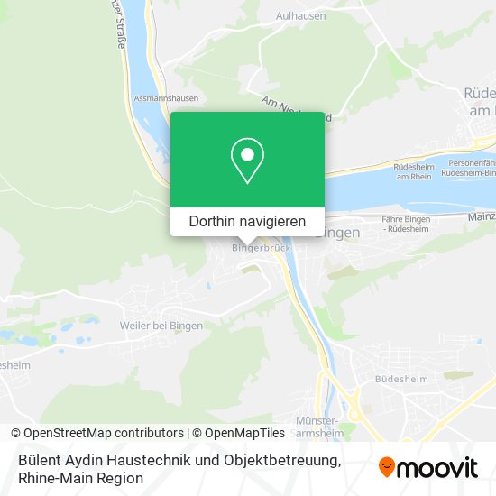 Bülent Aydin Haustechnik und Objektbetreuung Karte