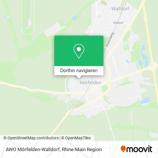 AWO Mörfelden-Walldorf Karte