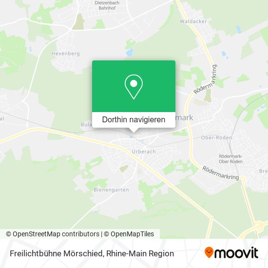 Freilichtbühne Mörschied Karte