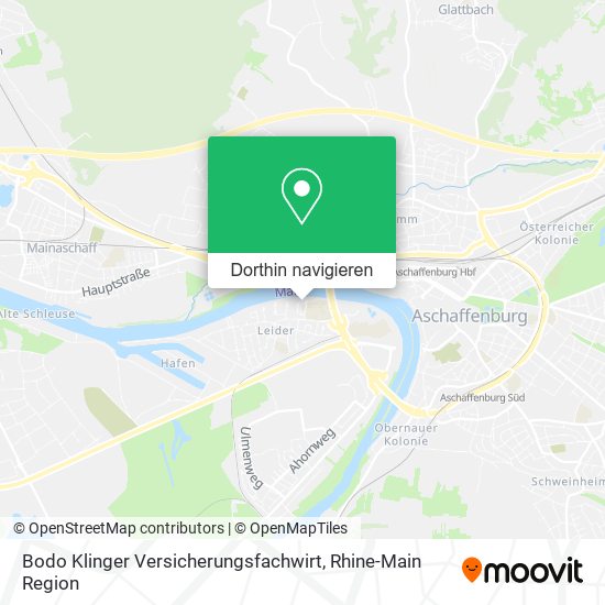 Bodo Klinger Versicherungsfachwirt Karte