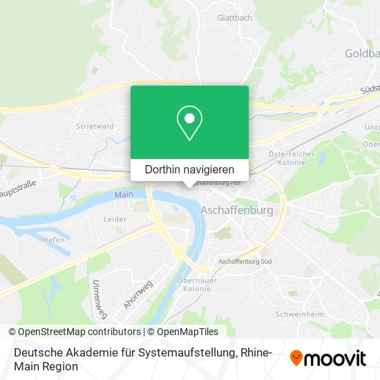 Deutsche Akademie für Systemaufstellung Karte