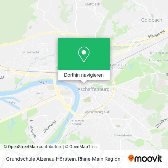 Grundschule Alzenau-Hörstein Karte