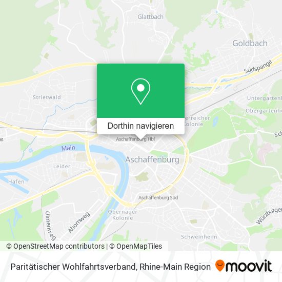 Paritätischer Wohlfahrtsverband Karte