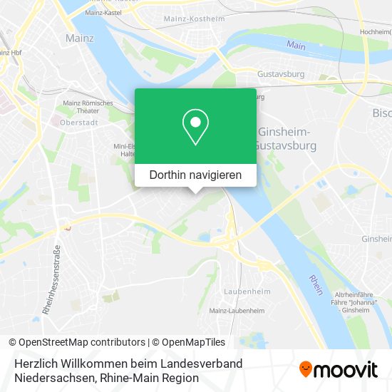 Herzlich Willkommen beim Landesverband Niedersachsen Karte