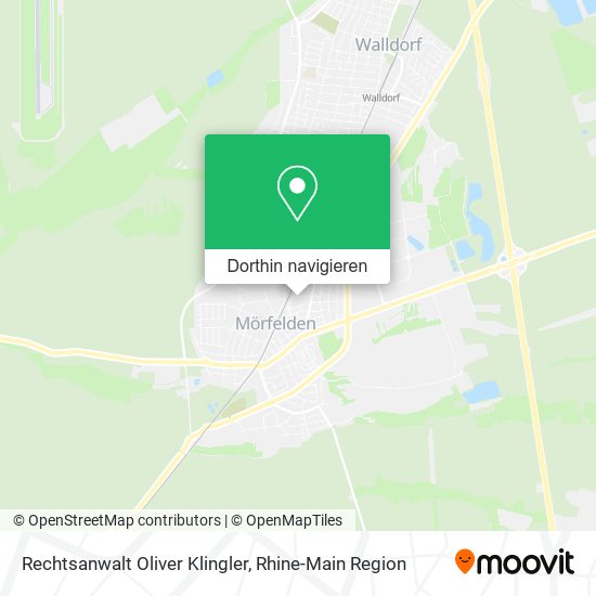 Rechtsanwalt Oliver Klingler Karte