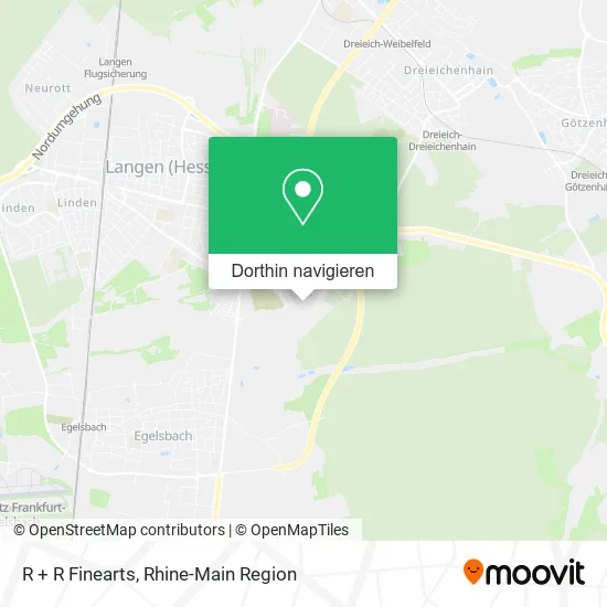 R + R Finearts Karte