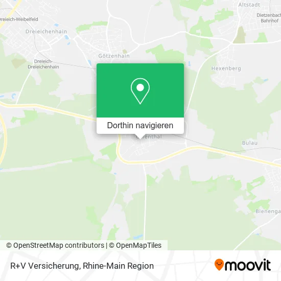 R+V Versicherung Karte