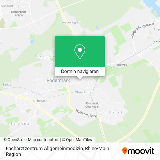 Facharztzentrum Allgemeinmedizin Karte