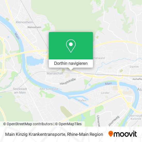 Main Kinzig Krankentransporte Karte