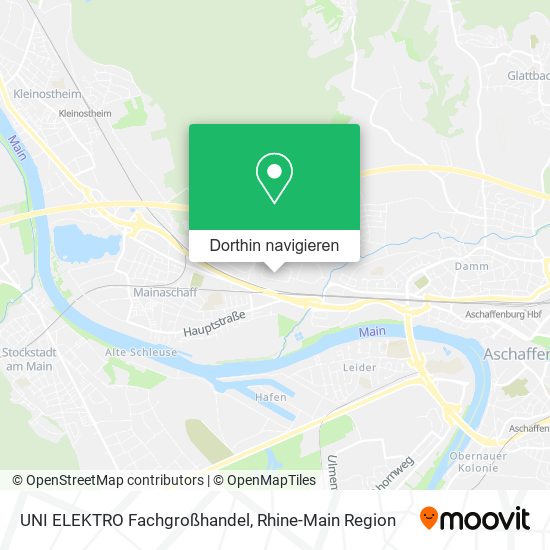 UNI ELEKTRO Fachgroßhandel Karte