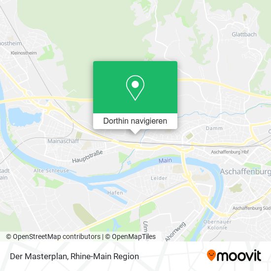 Der Masterplan Karte