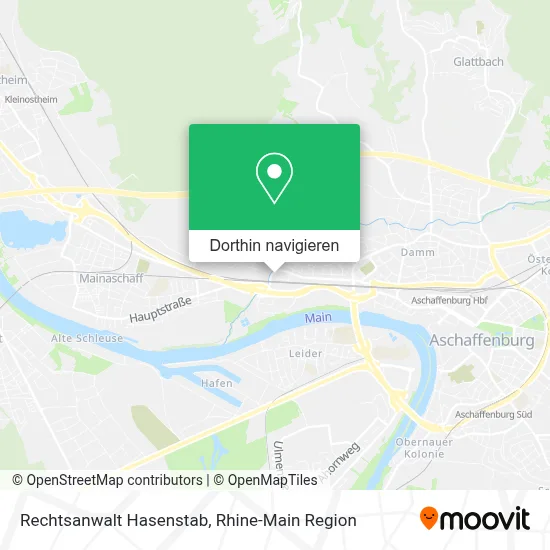Rechtsanwalt Hasenstab Karte