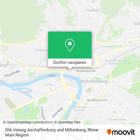 Shk Innung Aschaffenburg und Miltenberg Karte