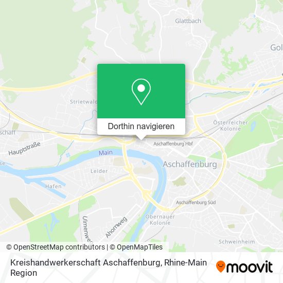 Kreishandwerkerschaft Aschaffenburg Karte