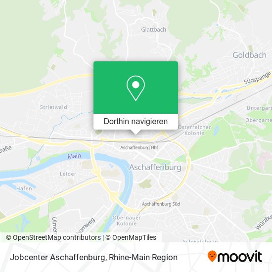 Jobcenter Aschaffenburg Karte