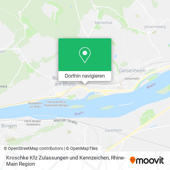 Kroschke Kfz Zulassungen und Kennzeichen Karte