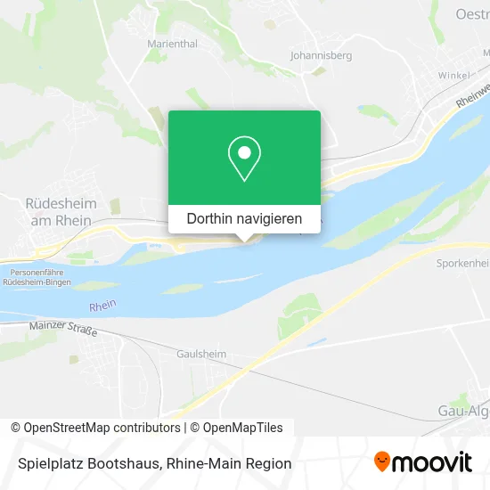 Spielplatz Bootshaus Karte