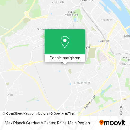 Max Planck Graduate Center Karte
