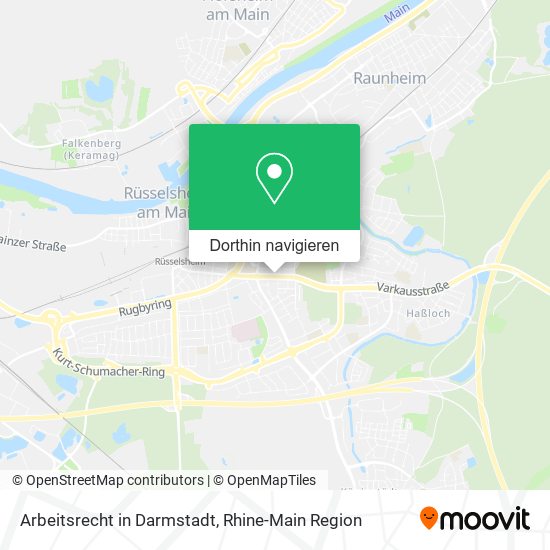 Arbeitsrecht in Darmstadt Karte