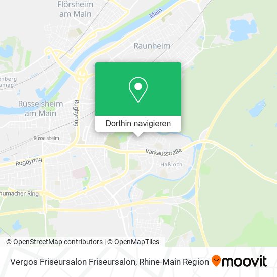 Vergos Friseursalon Friseursalon Karte