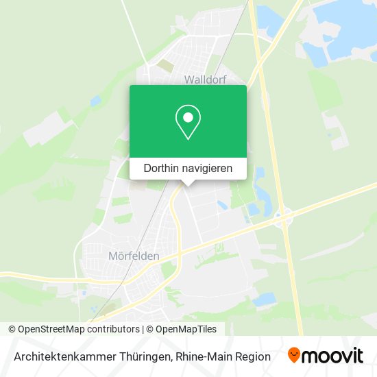 Architektenkammer Thüringen Karte