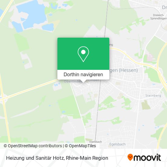 Heizung und Sanitär Hotz Karte