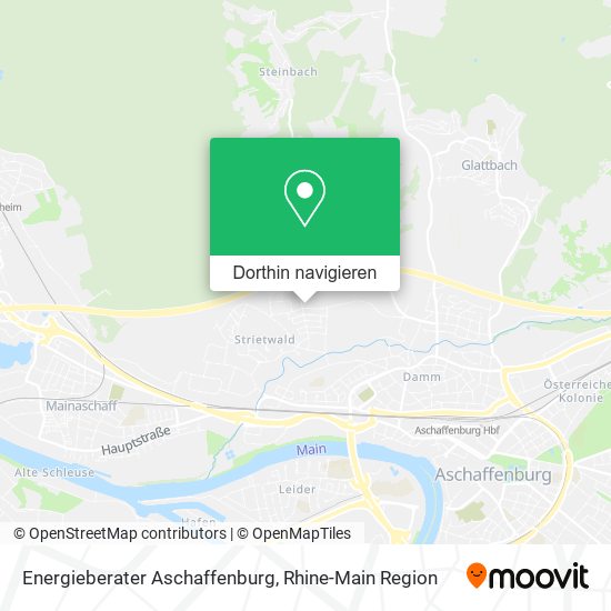 Energieberater Aschaffenburg Karte