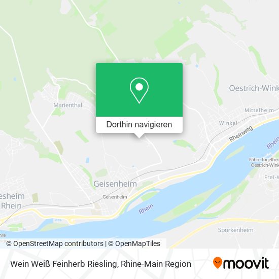 Wein Weiß Feinherb Riesling Karte