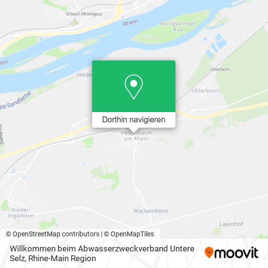 Willkommen beim Abwasserzweckverband Untere Selz Karte
