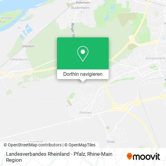 Landesverbandes Rheinland - Pfalz Karte