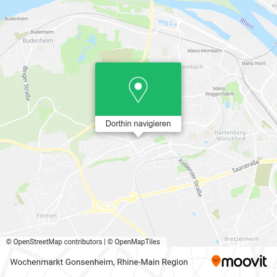 Wochenmarkt Gonsenheim Karte