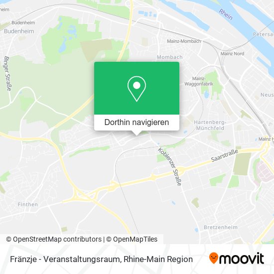 Fränzje - Veranstaltungsraum Karte