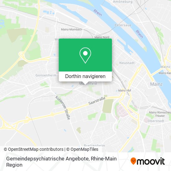 Gemeindepsychiatrische Angebote Karte