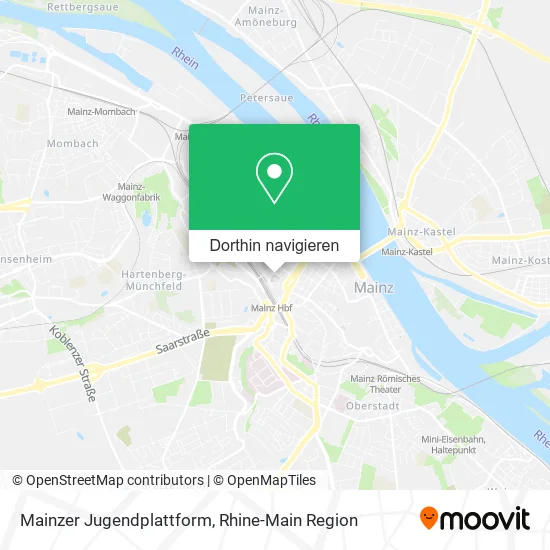 Mainzer Jugendplattform Karte