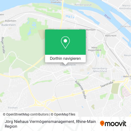 Jörg Niehaus Vermögensmanagement Karte