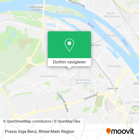 Praxis Inga Benz Karte