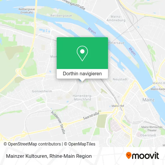 Mainzer Kultouren Karte
