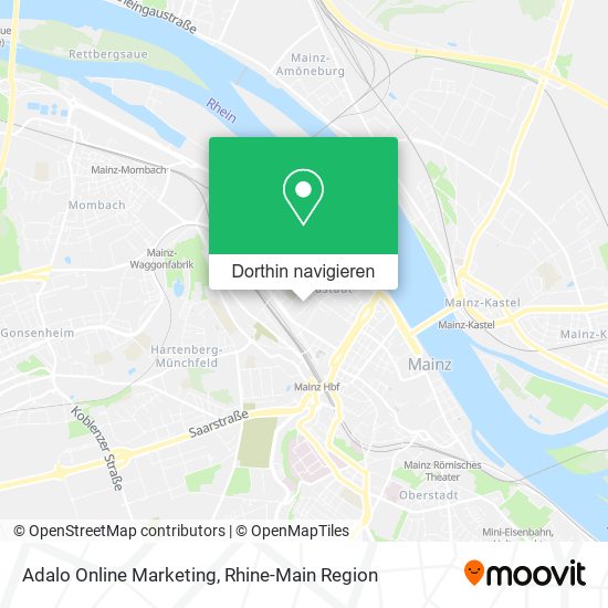 Adalo Online Marketing Karte