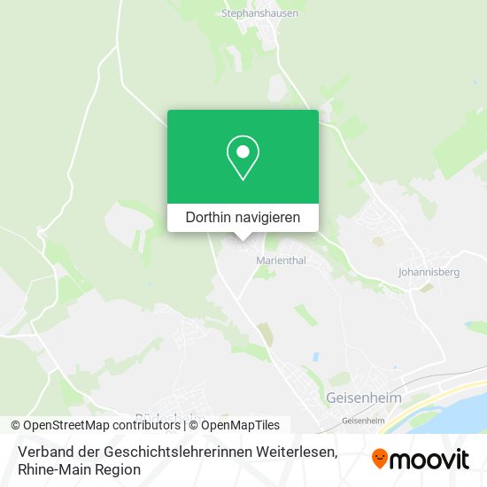 Verband der Geschichtslehrerinnen Weiterlesen Karte