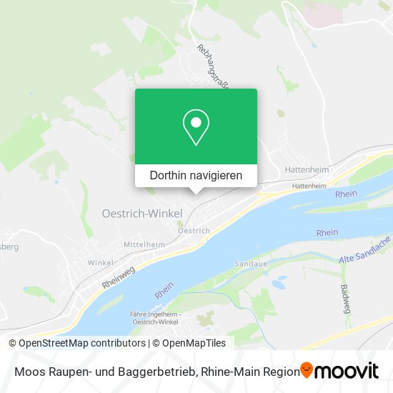 Moos Raupen- und Baggerbetrieb Karte