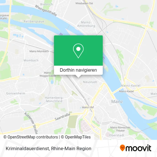 Kriminaldauerdienst Karte