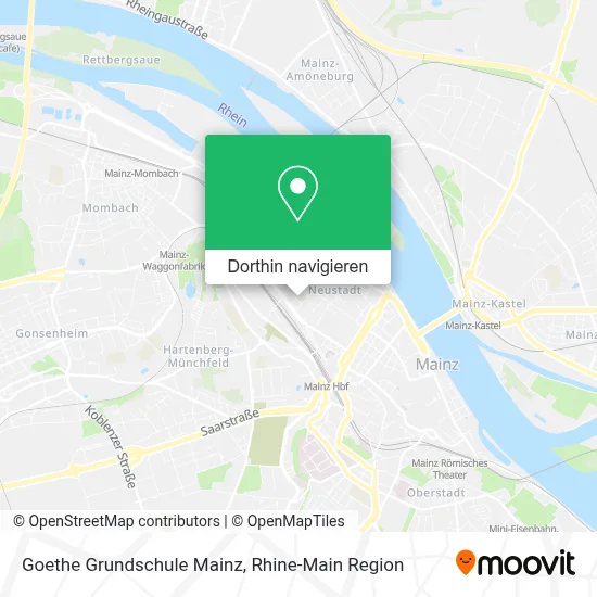 Goethe Grundschule Mainz Karte