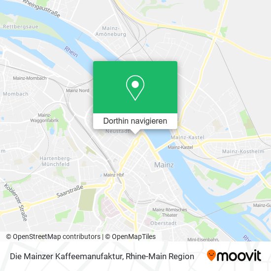 Die Mainzer Kaffeemanufaktur Karte