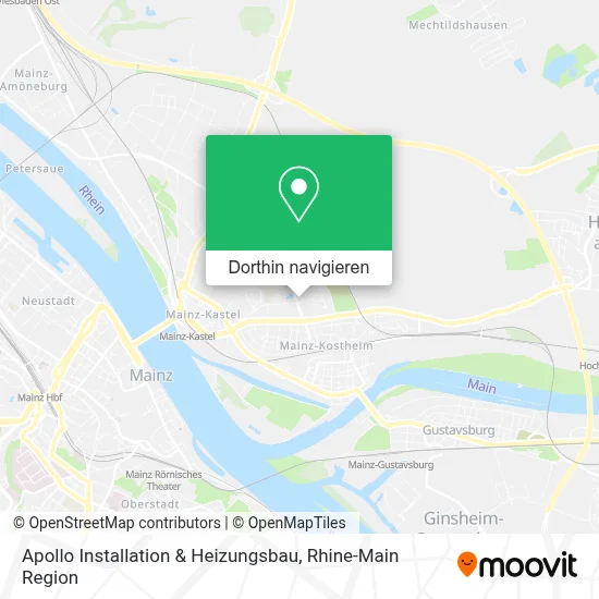 Apollo Installation & Heizungsbau Karte