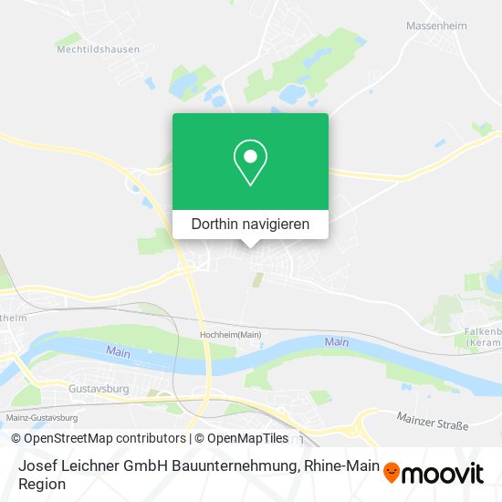 Josef Leichner GmbH Bauunternehmung Karte