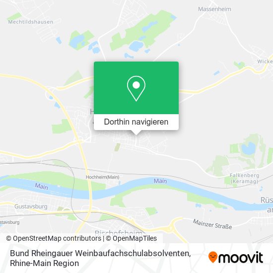 Bund Rheingauer Weinbaufachschulabsolventen Karte