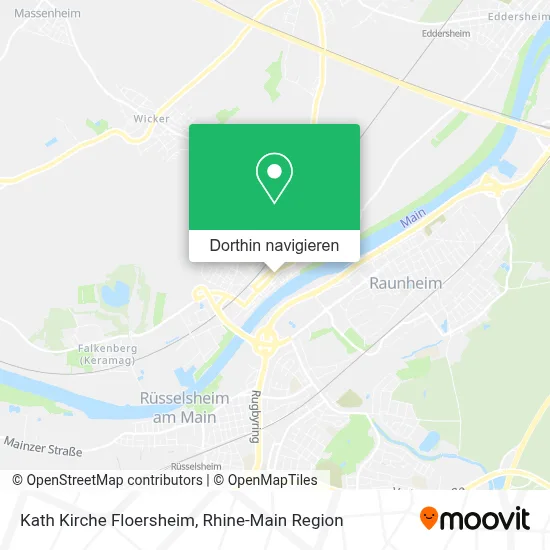Kath Kirche Floersheim Karte